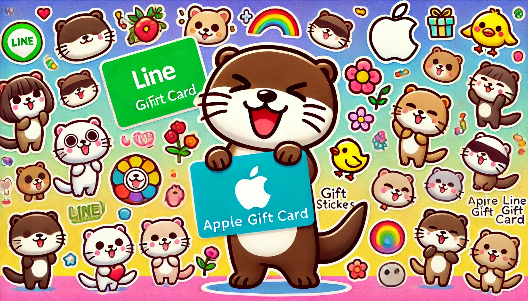 LINEスタンプ好き必見！アップルギフトカードで楽々購入